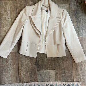 WHBM Elegant Cream Women's Jacket